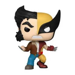 Funko Superhéroes Marvel|Funko Marvel^Marvel Figura POP! Vinyl Split- Wolverine/Logan 9 cm