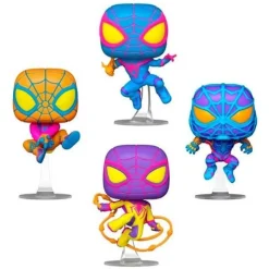 New Marvel Pack de 4 Figuras POP! TV Vinyl Miles Morales 9 cm Superhéroes Marvel|Funko Marvel