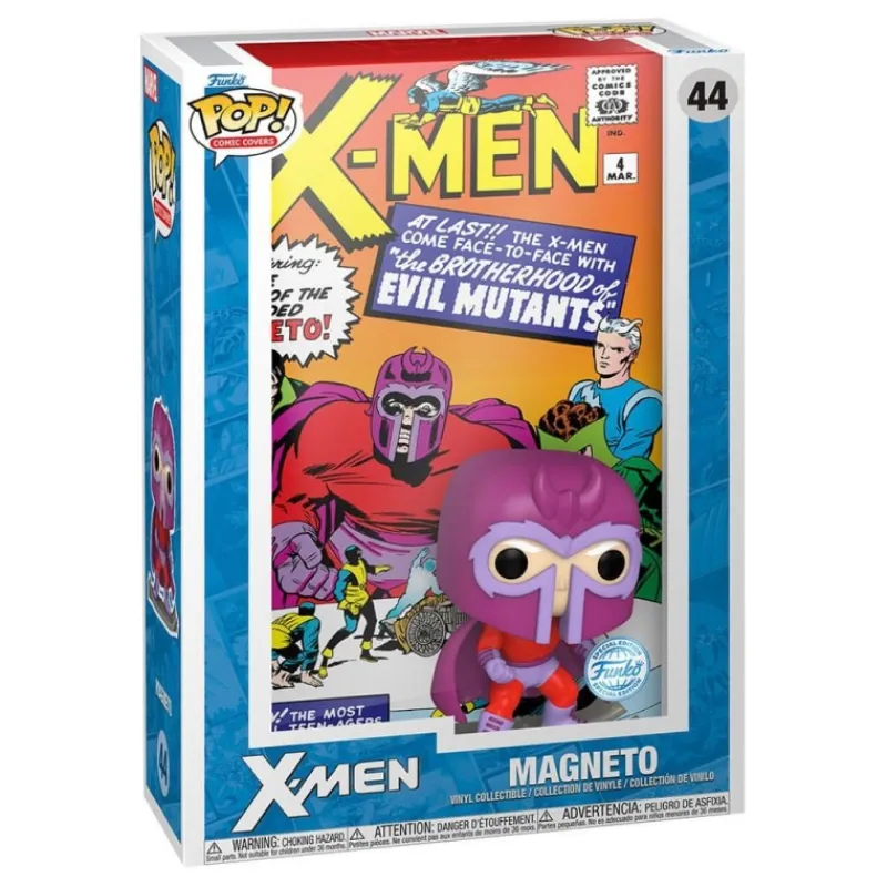 Funko Cosas De Villanos Marvel|Superhéroes Marvel^Marvel POP! Comic Cover Figura X-Men 4 Magneto 9 cm