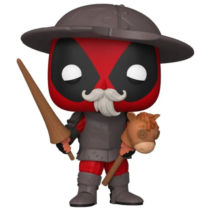 Funko Superhéroes Marvel|Funko Marvel^Marvel POP! Vinyl Figura Deadpool como Don Quijote 9 cm