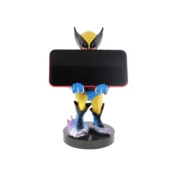 Exquisite Gaming Superhéroes Marvel|Coleccionismo Marvel^Marvel Soporte Cably Guys Lobezno 20 cm para Mandos y Móviles