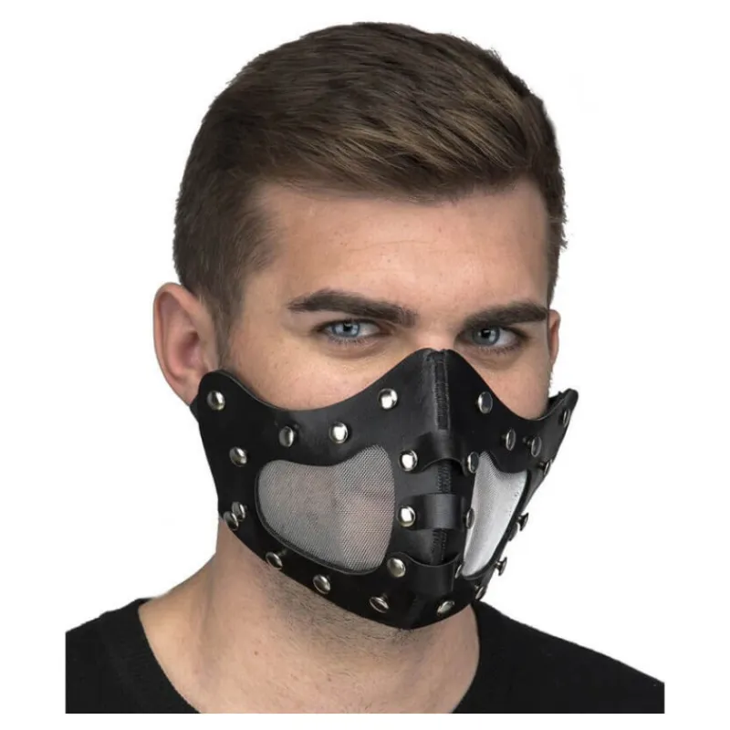 Disfrazzes Accesorios Halloween Y Terror ^Mascarilla Steampunk Negra