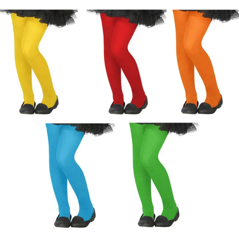 Disfrazzes Medias Y Calcetines Para Disfraces ^Medias Opacas Infantiles en varios colores