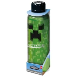 Online Minecraft Botella de Agua Creeper de Acero Inoxidable 500 ml Minecraft|Descuentos Gaming