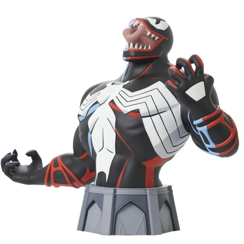 Diamond Select Cosas De Villanos Marvel|Superhéroes Marvel^Mini busto Venom Marvel Animated Diamond Collection