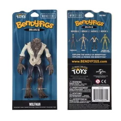 The Noble Collection Monstruos De La Universal^Mini Figura Coleccionable Bendyfigs de Wolfman