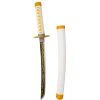 Amont Mini Katanas^Mini Katana Agatsuma Zenitsu Demon Slayer 40 cm