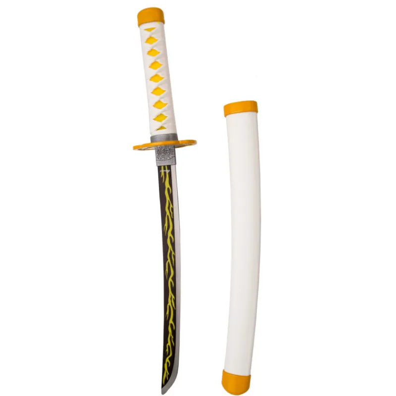 Amont Mini Katanas^Mini Katana Agatsuma Zenitsu Demon Slayer 40 cm