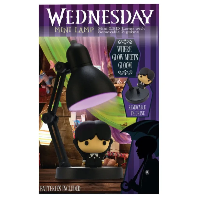 Outlet Mini lámpara con minifigura Wednesday (Miércoles) Miércoles Addams