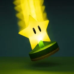 Paladone Products Regalos Y Coleccionismo Para Gamers - Cosas De Videojuegos Míticos|Hogar Super Mario^Mini Lámpara 3D Super Mario Star 10 cm