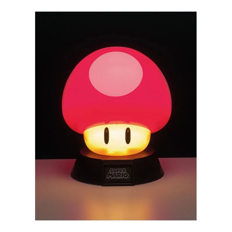 Clearance Mini Lámpara Super Mario Súper Champiñón Rojo 10 cm Huchas, Lámparas Y Tazas Kids |Regalos Y Coleccionismo Para Gamers - Cosas De Videojuegos Míticos