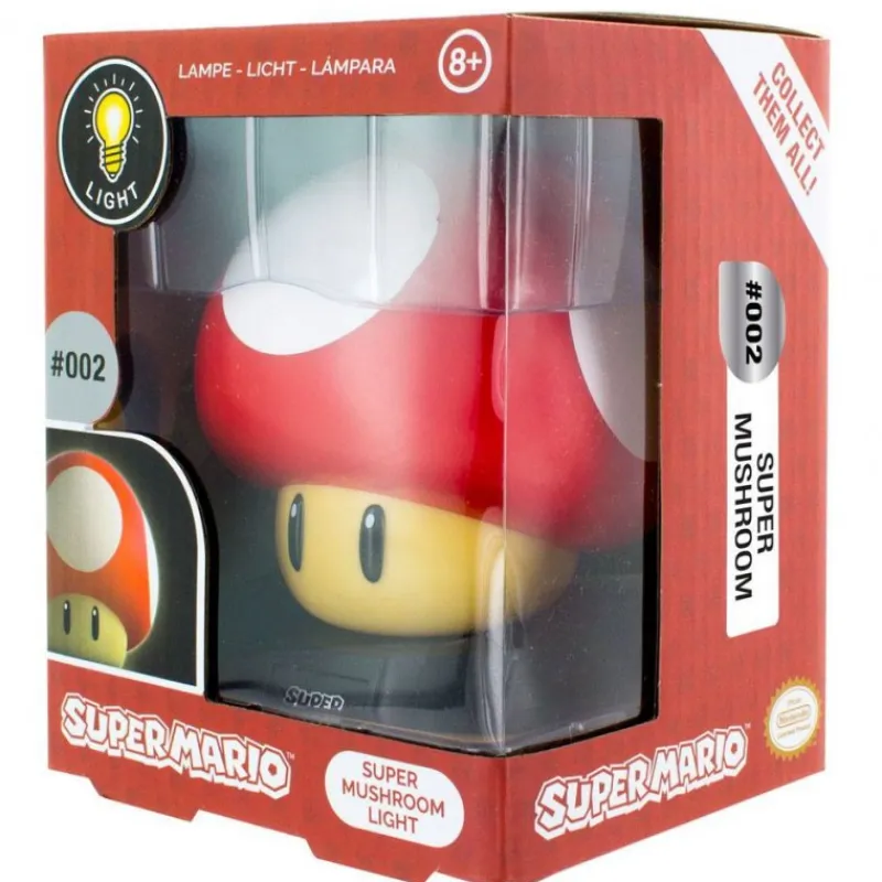 Clearance Mini Lámpara Super Mario Súper Champiñón Rojo 10 cm Huchas, Lámparas Y Tazas Kids |Regalos Y Coleccionismo Para Gamers - Cosas De Videojuegos Míticos