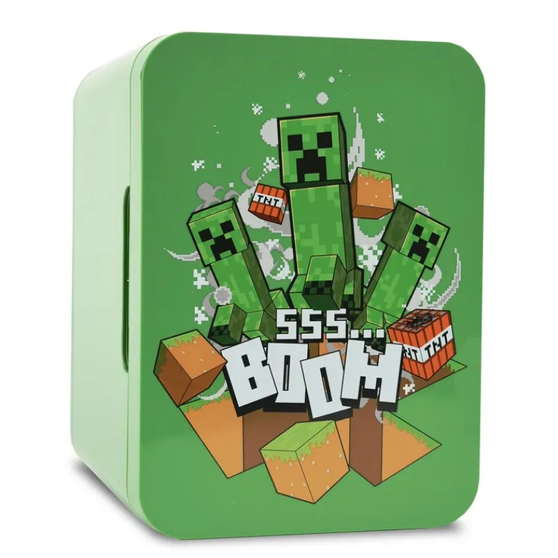 Ukonic Minecraft^Mini Nevera Minecraft 4L con Licencia Oficial