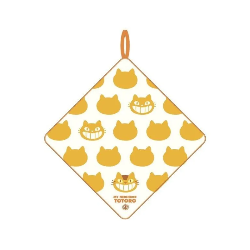 Sale Mini Toalla Catbus Silhouette de Mi Vecino Totoro 33x33 cm Más Regalos De Ghibli Y Totoro |Ghibli Hogar