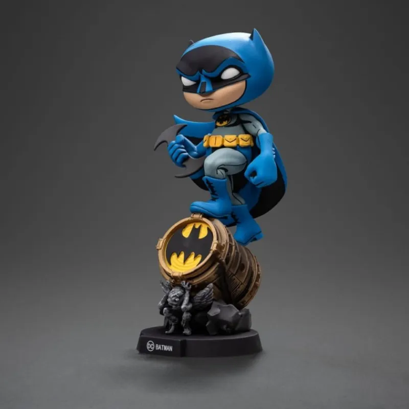 Iron Studios Regalos De Superhéroes Dc|Figuras Dc^Minifigura Batman Mini Co. PVC Blue Variant 15 cm