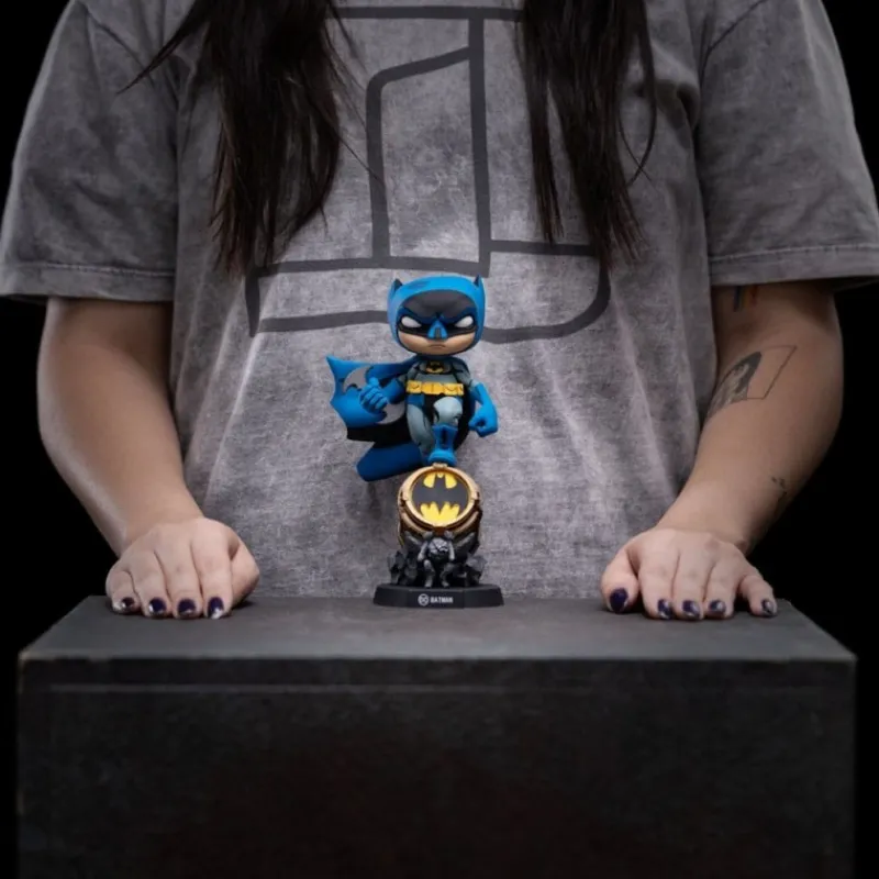 Iron Studios Regalos De Superhéroes Dc|Figuras Dc^Minifigura Batman Mini Co. PVC Blue Variant 15 cm