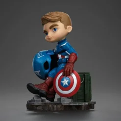 Outlet Minifigura Captain America Mini Co. PVC 14 cm Marvel Coleccionismo Marvel