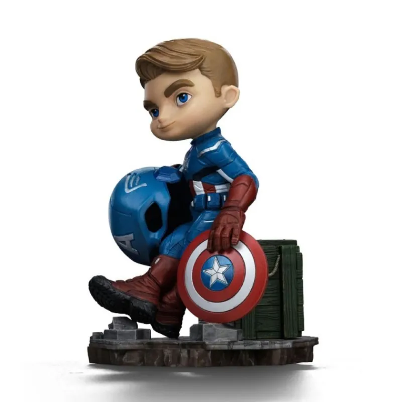 Outlet Minifigura Captain America Mini Co. PVC 14 cm Marvel Coleccionismo Marvel