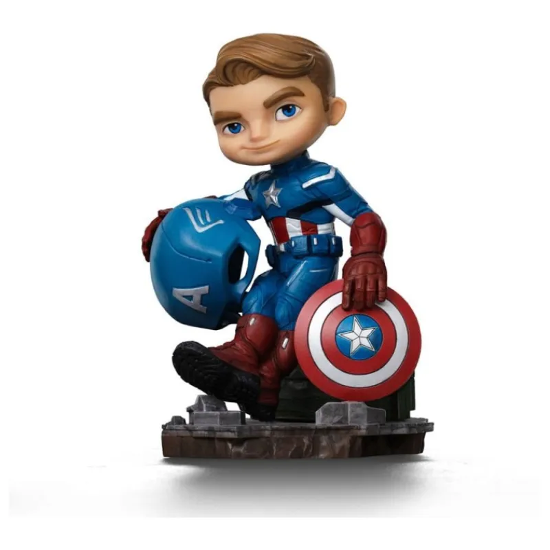 Outlet Minifigura Captain America Mini Co. PVC 14 cm Marvel Coleccionismo Marvel