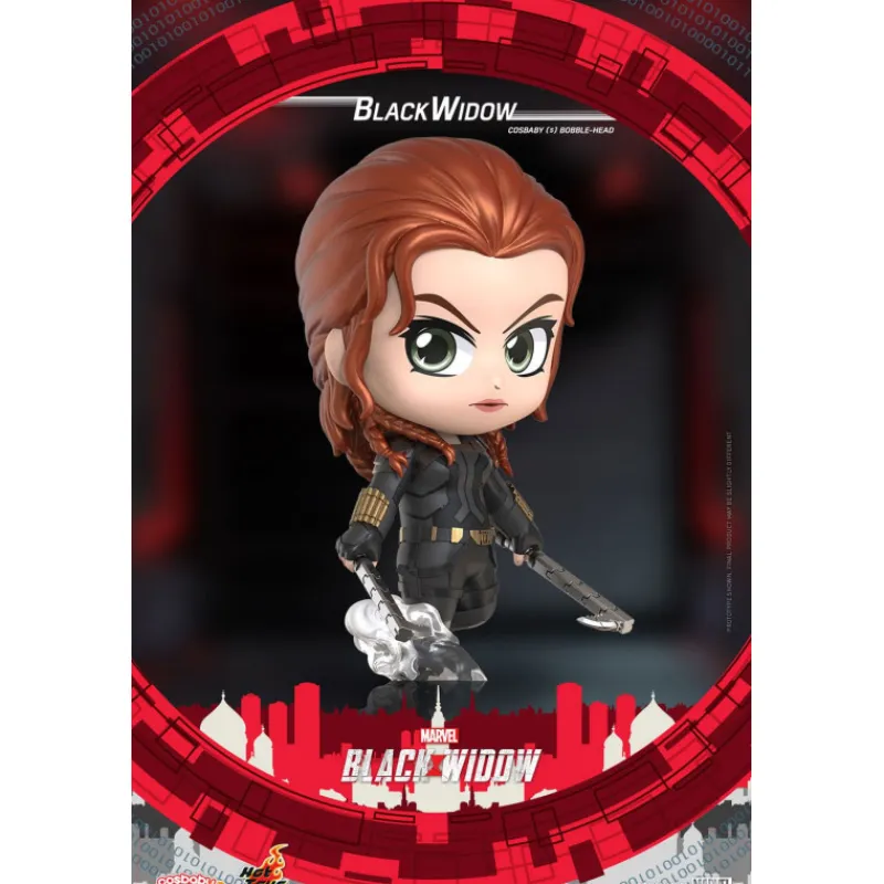 Minifigura Cosbaby (S) Black Widow 10 Cm Black Widow Coleccionismo Marvel