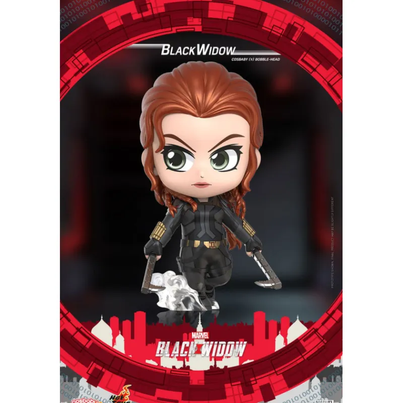 Minifigura Cosbaby (S) Black Widow 10 Cm Black Widow Coleccionismo Marvel