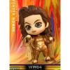 Hot Toys Regalos De Superhéroes Dc|Figuras Dc^Minifigura Cosbaby (S) Golden Armor Wonder Woman 10 Cm Wonder Woman 1984