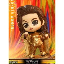 Hot Toys Regalos De Superhéroes Dc|Figuras Dc^Minifigura Cosbaby (S) Golden Armor Wonder Woman 10 Cm Wonder Woman 1984