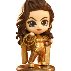 Hot Toys Regalos De Superhéroes Dc|Figuras Dc^Minifigura Cosbaby (S) Golden Armor Wonder Woman 10 Cm Wonder Woman 1984