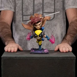 Hot Minifigura Mini Co. PVC Gambito y Lobezno 23 cm X-Men 97 Superhéroes Marvel|Coleccionismo Marvel