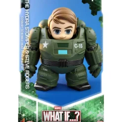 Hot Toys Coleccionismo Marvel^Minifiguras Cosbaby (S) Hydra Stomper & Steve Rogers 10 Cm ¿Qué Pasaría Si...?