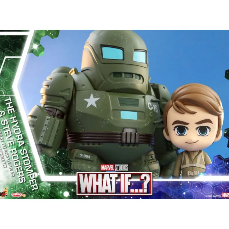 Hot Toys Coleccionismo Marvel^Minifiguras Cosbaby (S) Hydra Stomper & Steve Rogers 10 Cm ¿Qué Pasaría Si...?
