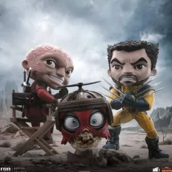 Iron Studios Superhéroes Marvel|Coleccionismo Marvel^Minifiguras Deadpool y Wolverine Mini Co. de 14 cm