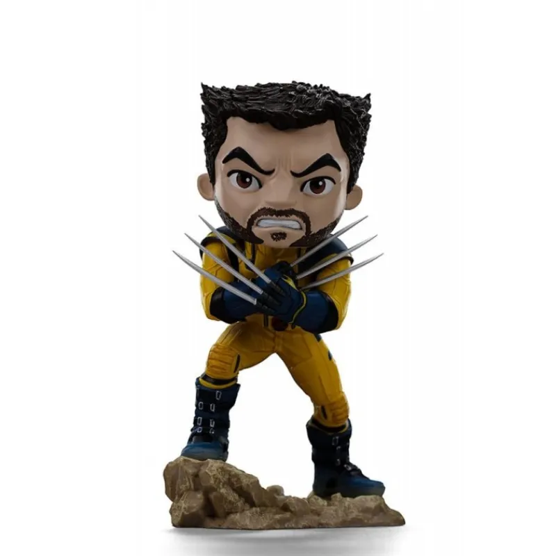Iron Studios Superhéroes Marvel|Coleccionismo Marvel^Minifiguras Deadpool y Wolverine Mini Co. de 14 cm