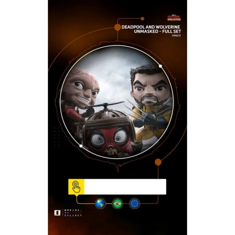 Iron Studios Superhéroes Marvel|Coleccionismo Marvel^Minifiguras Deadpool y Wolverine Mini Co. de 14 cm