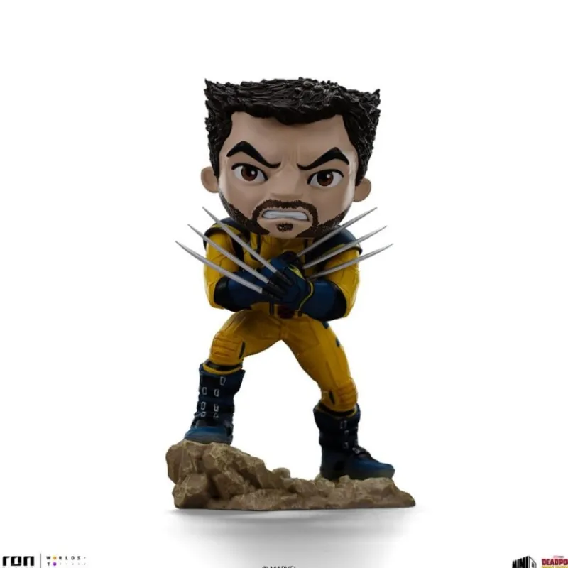 Iron Studios Superhéroes Marvel|Coleccionismo Marvel^Minifiguras Deadpool y Wolverine Mini Co. de 14 cm
