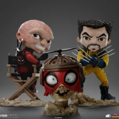 Iron Studios Superhéroes Marvel|Coleccionismo Marvel^Minifiguras Deadpool y Wolverine Mini Co. de 14 cm