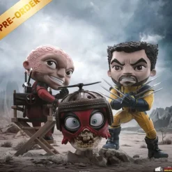 Iron Studios Superhéroes Marvel|Coleccionismo Marvel^Minifiguras Deadpool y Wolverine Mini Co. de 14 cm