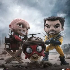 Iron Studios Superhéroes Marvel|Coleccionismo Marvel^Minifiguras Deadpool y Wolverine Mini Co. de 14 cm