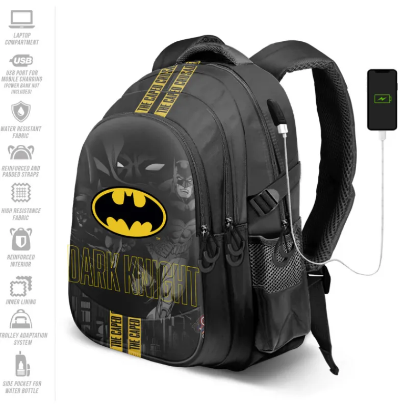 New Mochila Batman negra Mochilas Dc