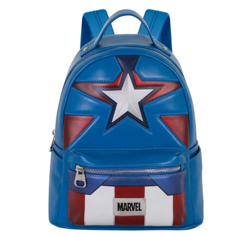 KaracterMania Superhéroes Marvel|Complementos Marvel^Mochila bolso Capitán América Courage Marvel