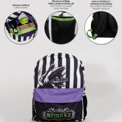 Cerdá Adult Beetlejuice^Mochila Casual Beetlejuice Tim Burton