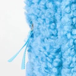 Mochila Casual de Borreguillo Stitch Azul 100% Poliéster Disney Para Niñas|Para El Cole