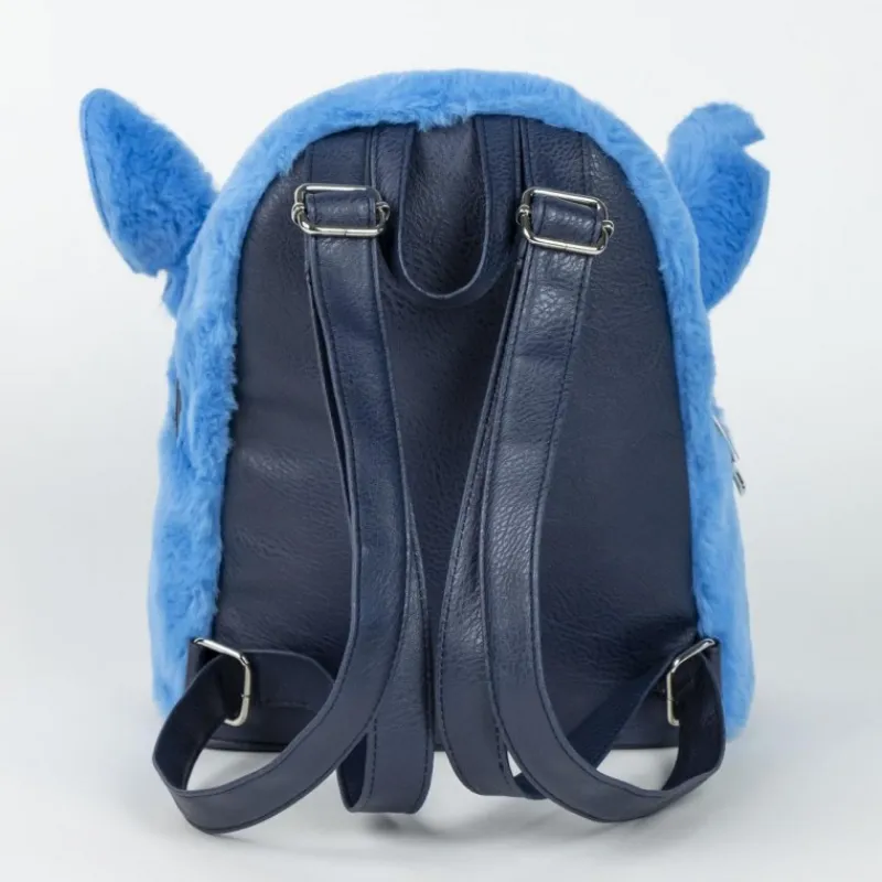 Cerdá Adult Películas Y Personajes De Disney ·Lilo Y Stitch^Mochila Casual de Moda con Pelo de Stitch