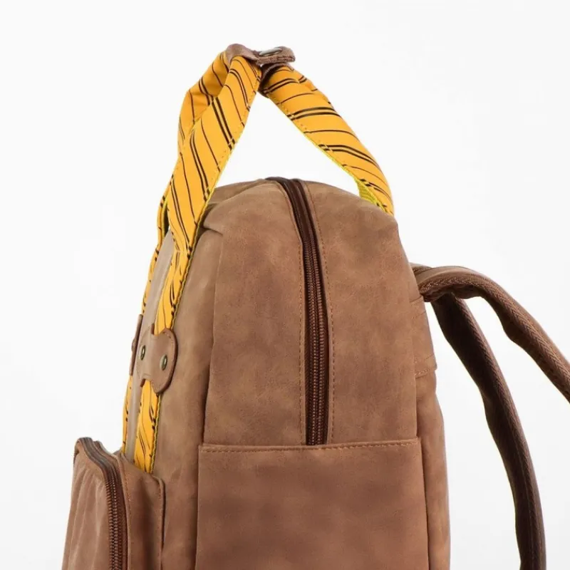 Cerdá Adult Bolsos Y Complementos Harry Potter|Hufflepuff^Mochila Casual Harry Potter Hufflepuff Polipiel Marrón