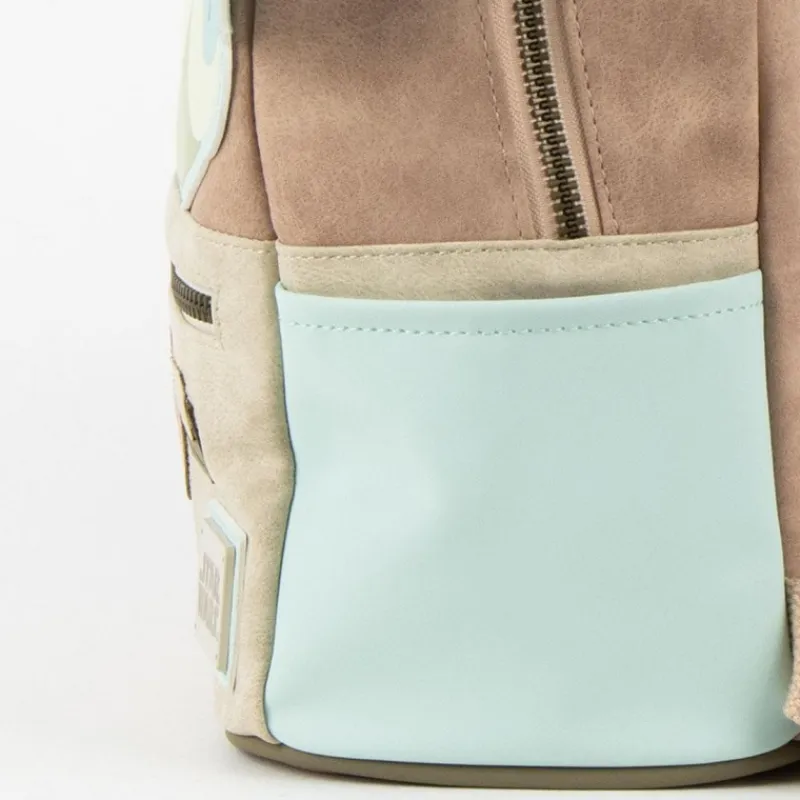 Outlet Mochila Casual Moda Polipiel The Mandalorian Grogu Beige Regalos Star Wars Por Personaje |Complementos Star Wars