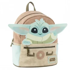 Outlet Mochila Casual Moda Polipiel The Mandalorian Grogu Beige Regalos Star Wars Por Personaje |Complementos Star Wars