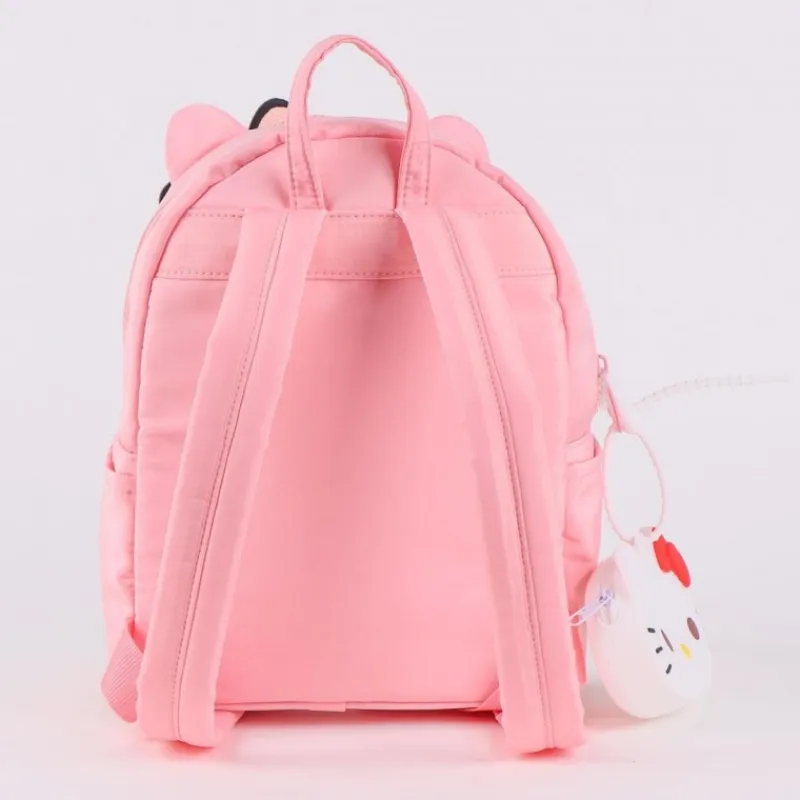 Sale Mochila Casual Rosa Hello Kitty 100% Poliéster Tiempo Libre Kids|Para El Cole