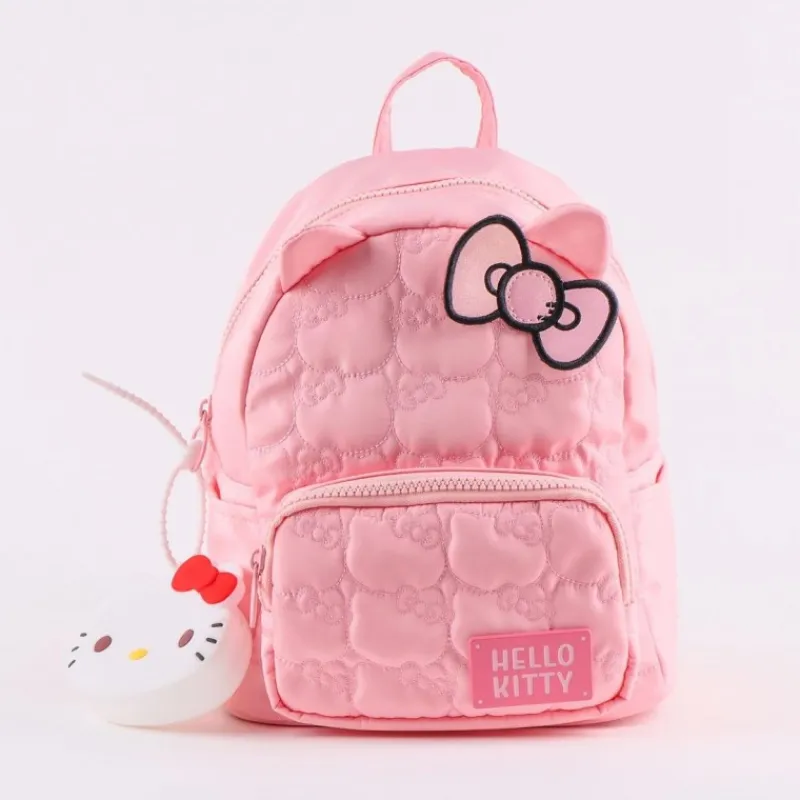 Sale Mochila Casual Rosa Hello Kitty 100% Poliéster Tiempo Libre Kids|Para El Cole