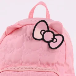 Sale Mochila Casual Rosa Hello Kitty 100% Poliéster Tiempo Libre Kids|Para El Cole