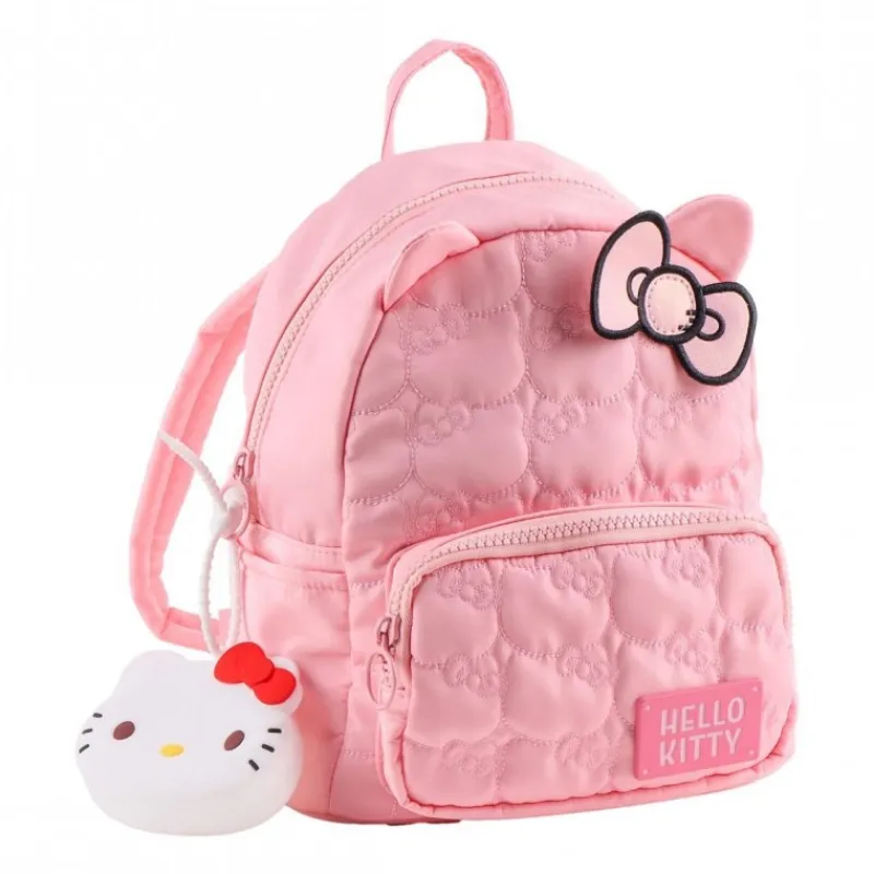 Sale Mochila Casual Rosa Hello Kitty 100% Poliéster Tiempo Libre Kids|Para El Cole